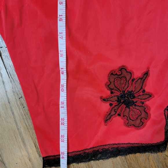 Vintage Red With Black Trim Bloomers Pantaloons Knickers Undies Size 6 - Picture 7 of 8